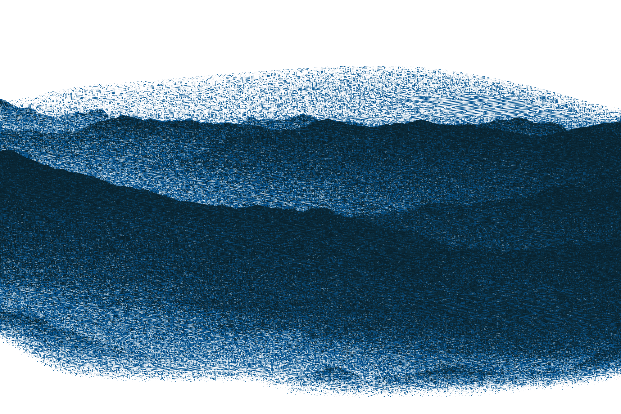 Some foggy mountains